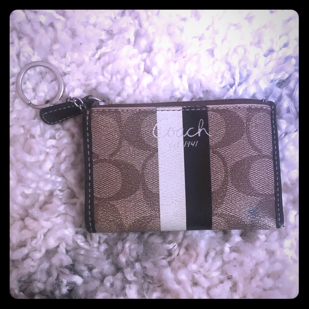 Coach small wallet - key chain